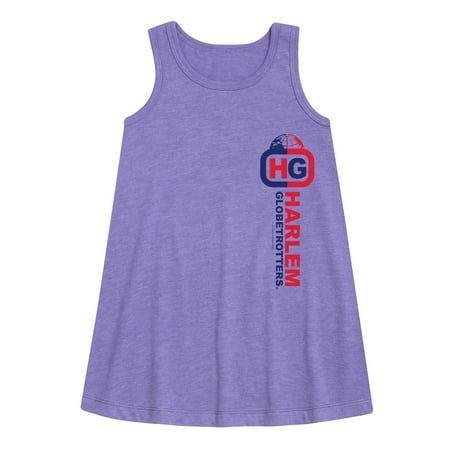 

Harlem Globetrotters - Red and Blue Logo - Toddler and Youth Girls A-line Dress