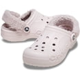thumbnail image 2 of Crocs Adult Baya Lined Fuzz Strap Clog Slippers, 2 of 6