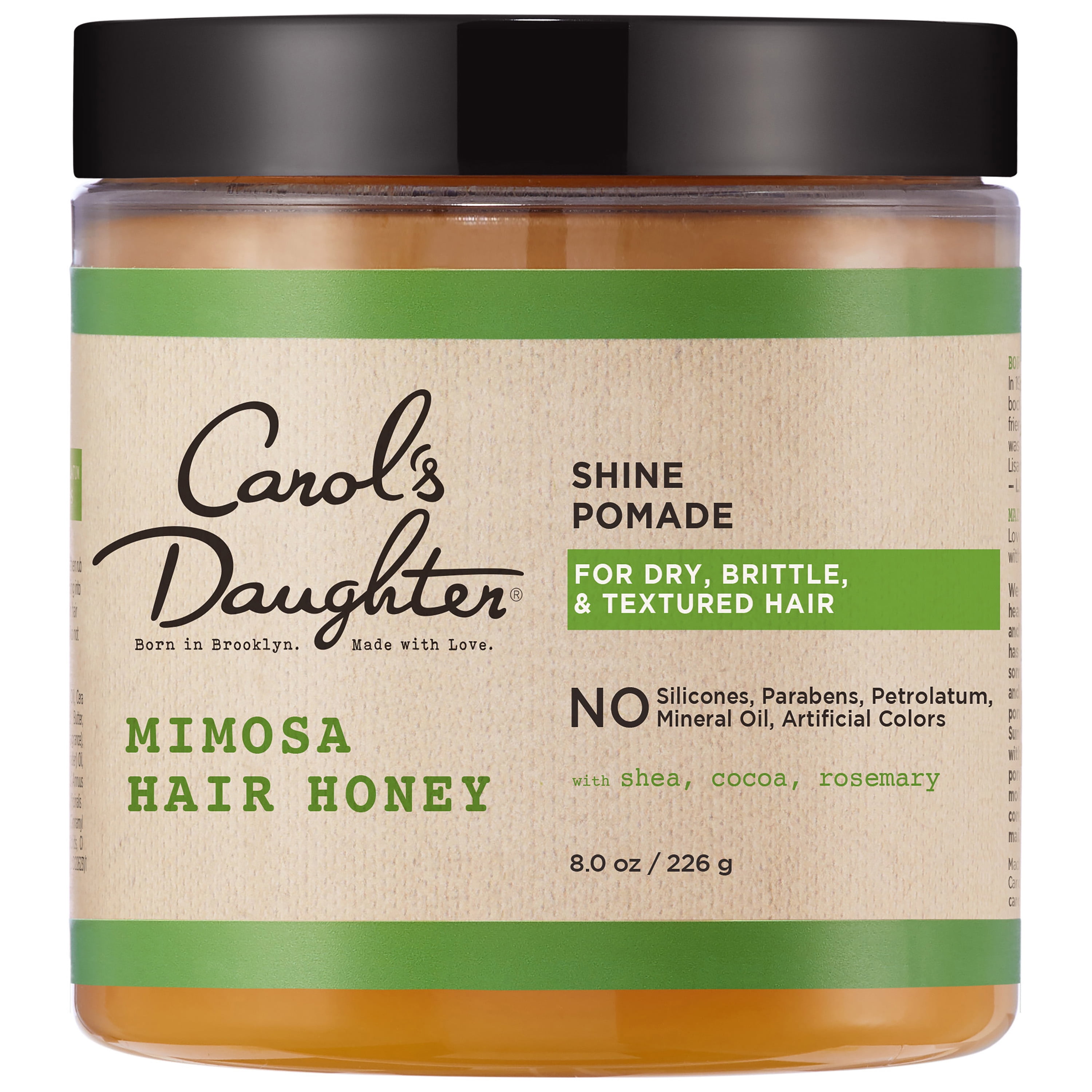 Carol's Daughter Mimosa Hair Honey Moisturizing nourishing Shine Enhancing Hair Pomade, 8 oz