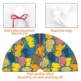 thumbnail image 4 of Picia Retro Boho Elephants Print Christmas Tree Skirt , Christmas Tree Skirt Ornaments for Merry Christmas Holiday Party Decorations Indoor Outdoor-48", 4 of 7