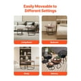 thumbnail image 6 of KFFKFF Nesting Coffee Table Set of 2, 23.6 in Round Tables, Ideal for Compact Spaces, End Side Tables or Night Stand with Metal Frame, Suitable for Living Room, Bedroom, Office, 6 of 9