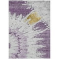 thumbnail image 2 of Addison Rugs Chantille Indoor/Outdoor Transitional Spiral Purple Washable Rectangle Rug, 3' x 5', 2 of 6