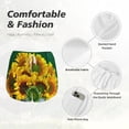 thumbnail image 4 of Gukieu Sunflowers in Bucket Print Women's Sports Shorts with Drawstring Elastic Waistband for Running, Yoga, Fitness-X-Large, 4 of 7