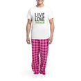 thumbnail image 5 of CafePress - Live Love Triathlon Men's Light Pajamas - Men's Light Loose Fit Cotton Pajama Set, 5 of 7