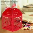thumbnail image 4 of 150 cajas de chocolate y azúcar para recuerdos de boda, decoración de boda, cumpleaños, color rojo, 4 of 8