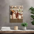 thumbnail image 2 of African American Boho Wall Art Black Woman Wall Decor Black Girl Canvas Picture Boho African American Relax Reading Book Print Artwork Framed for Home Bedroom Decor 12"X16", 2 of 6