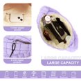 thumbnail image 4 of Bolsa acolchada UIXIZQ para mujer, acolchada, de nailon, color morado, 4 of 7