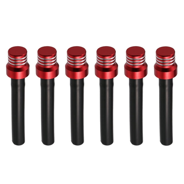 6uds Universal Gas Combustible Tanque Tapa Ventilación Manguera para ATV Motocross negro, rojo