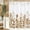 Tan, variant on mvhsuoem Green Eucalyptus Polyester Shower Curtain, 72" x 72" Waterproof