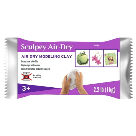 Sculpey Air Dry Modeling Clay 2.2 lbs White