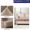 thumbnail image 3 of LKJYER Stretch T-Cushion Sofa Slipcovers - Premium Jacquard Fabric Elastic Sofa Seat Covers, Non-Slip Couch T Cushion Covers for Armchair, 3 of 6