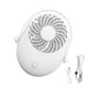 thumbnail image 1 of Inteprter Ventilador de cuello portátil Mini Usb 5V enfriador recargable al aire libre oficina viaje portátil silencioso pequeños ventiladores de Electrodomésticos No.02 Inteprter HA004366-02B, 1 of 1