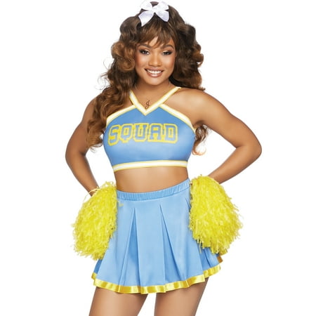 Leg Avenue Women's 3 PC Cheer Squad Cutie Costume