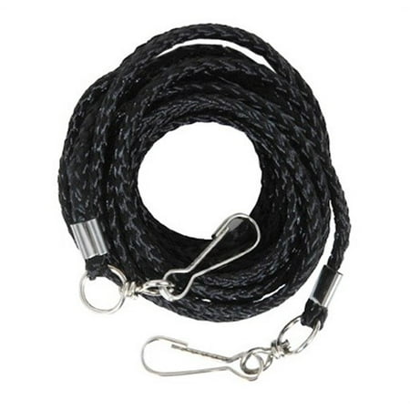 Petmate 0324046 10' X 5/32" Black Poly Braided Tie-Out