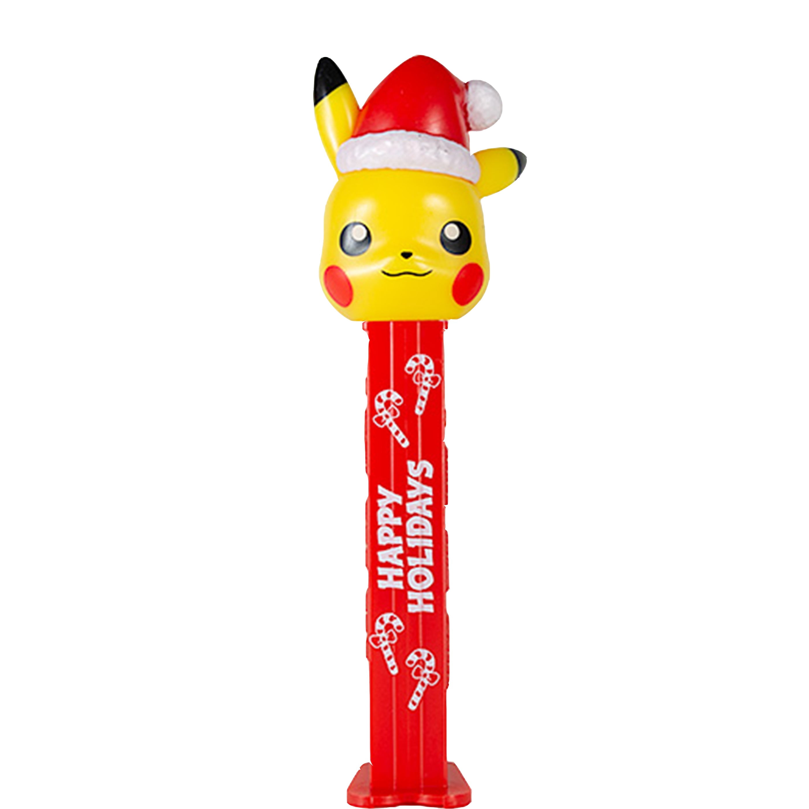 PEZ Candy Christmas Pikachu with Red Santa Hat, 1 Candy Dispenser
