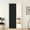Black, variant on LeeCHee Fabric Folding Door Curtain for Closet & Room Divider, Fold Interior Room Divider with Easy Installation for Bedroom, Living Room, Office(No curtain rod)