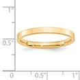thumbnail image 4 of Primal Gold 14 Karat Yellow Gold 2.5mm Standard Flat Comfort Fit Band Size 9.5, 4 of 6