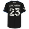 Florian Jungwirth San Jose Earthquakes Autographed Match-Used #23 Black Jersey from the 2020 MLS Season - Fanatics Authentic Certified