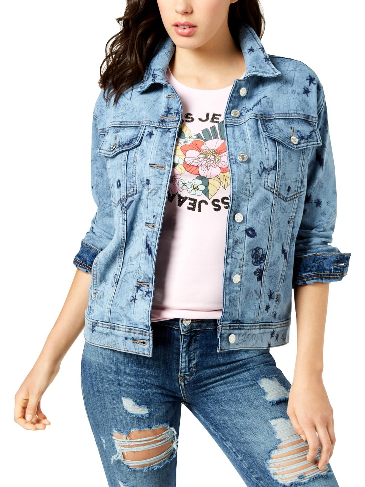 guess jeans jacket womens