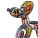 thumbnail image 2 of Perro Escultura Estatua Estatua de escultura de perro de resina Graffiti colorido Perro de globo nórdico para escritorio (BS877) Ndcxsfigh Libre de BPA, 2 of 6