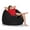 Black, variant on Jaxx Saxx 4 Foot Round Bean Bag w/ Removable Cover, Chocolate