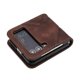 thumbnail image 3 of Funda de cuero con estampado de líneas para Samsung Galaxy Z Flip4, 3 of 4