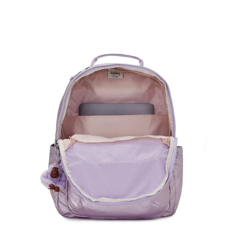 Kipling purple backpack hot sale