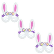 BestPysanky Set of 3 Easter Bunny Ears Foam Glasses