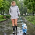 thumbnail image 5 of Pet Outdoor Gear, Four-Legged Dog Raincoat, Raincoat for Dogs Full Coverage with Paw Covers, Dog Rainwear for Dog Walking with Non-Slip Soles, Clear Blue Lightweight Breathable, 5 of 6