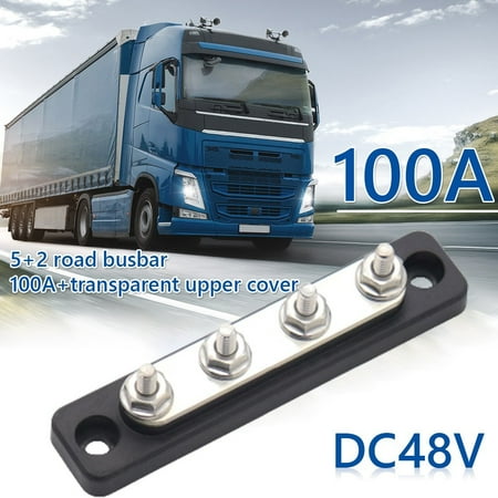 4 Point Bus Bar Power Distribution Block 100Amp 48V Dc Junction Block ...