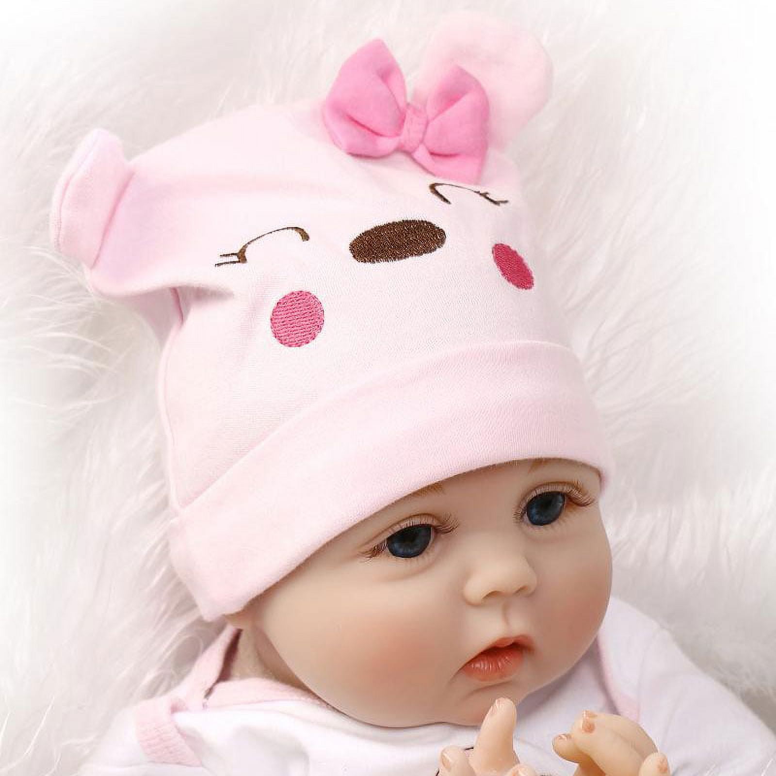 JOYMOR 22in Newborn Lifelike Silicone Vinyl Reborn Gift Baby Doll