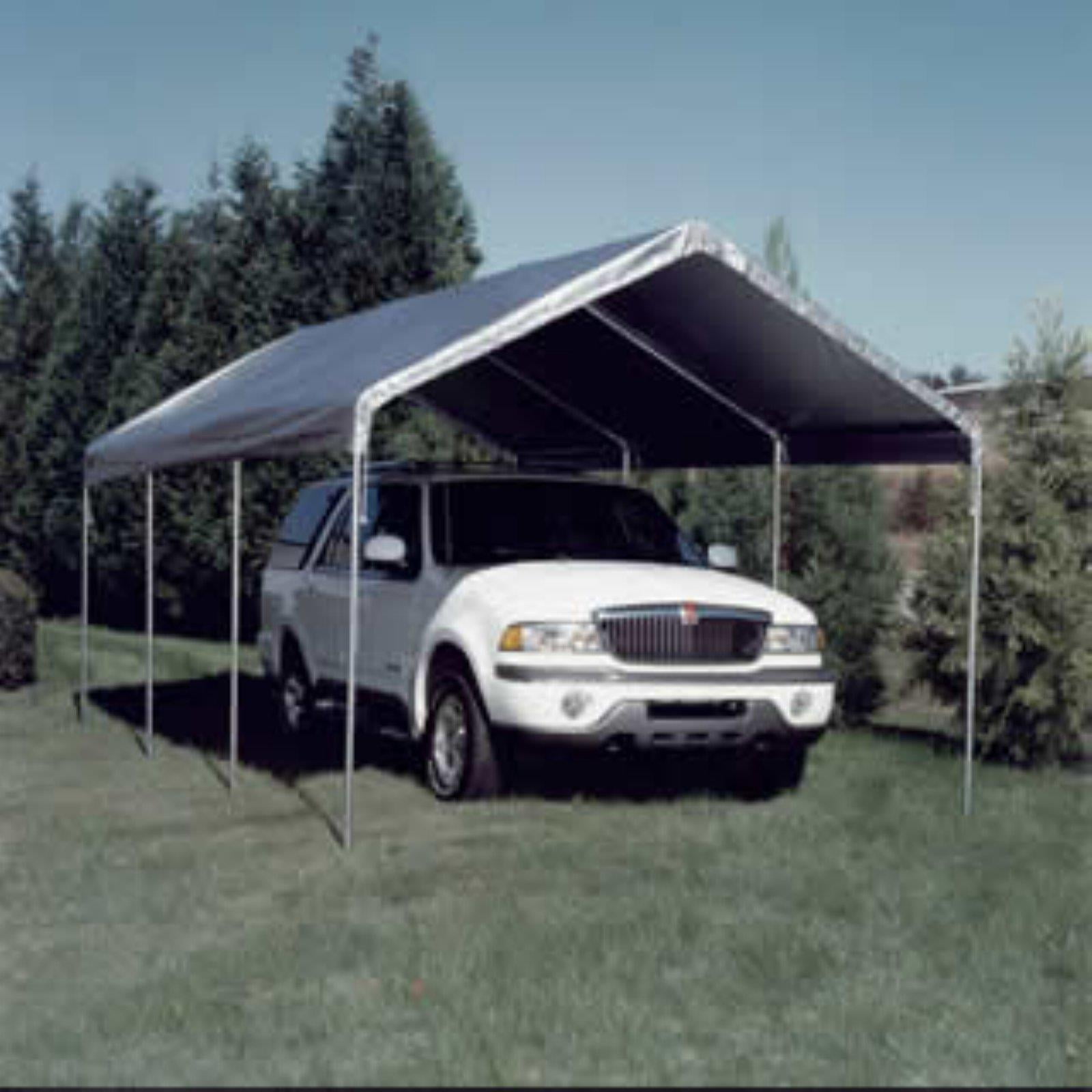 King Canopy Universal Canopy 10' x 20' , 1 3/8-Inch Steel Frame, 8 Leg, Silver