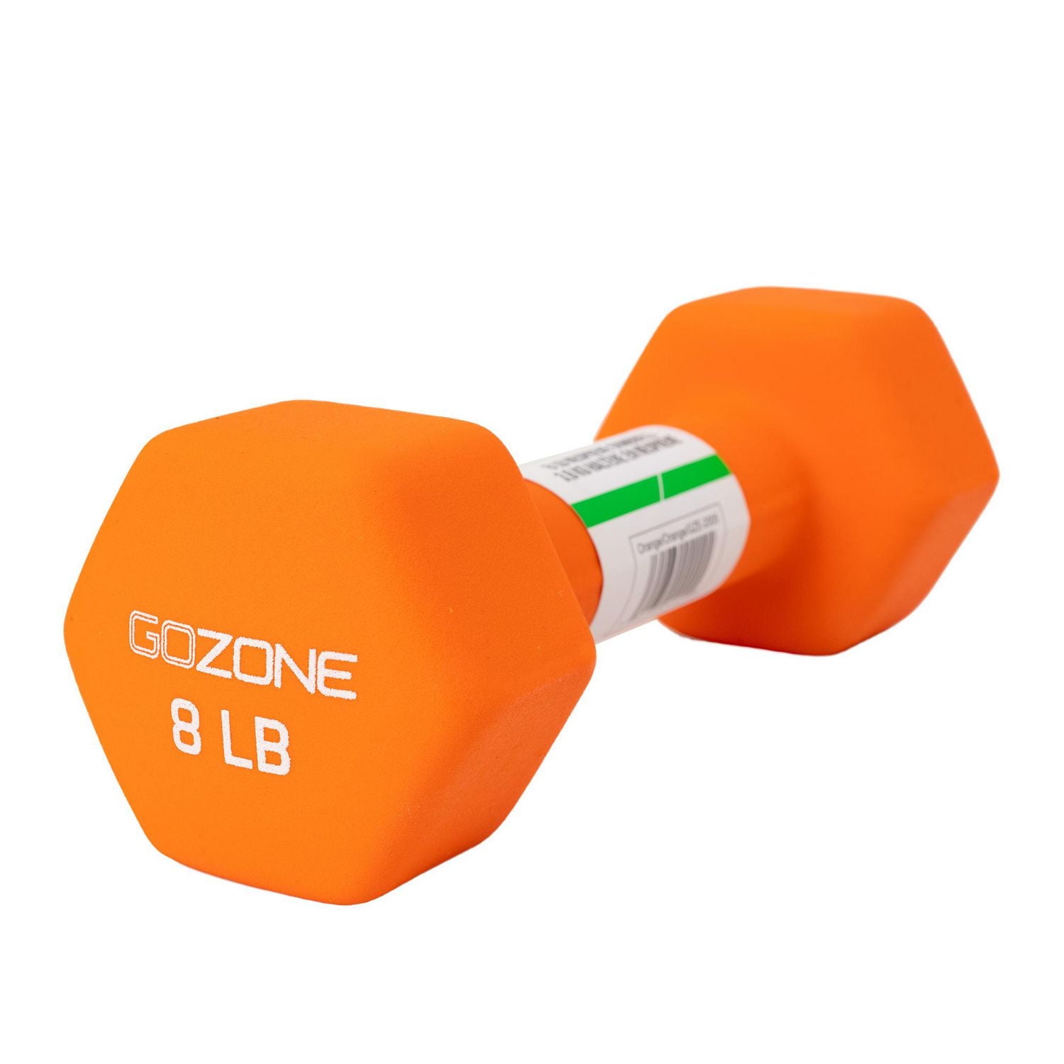 GoZone Neoprene Hex Dumbbell, No-roll design