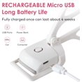 thumbnail image 4 of ASKITO Heated Eyelash Curler with USB, Fast Heat up & 24H Long-Lasting,Rechargeable Electric Lash Curlers,Temperature Control, Safe Anti-Burn Quick Natural Curling Eye Lashes,White, 4 of 8