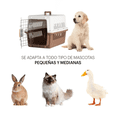 thumbnail image 4 of Jaula Transportadora Mascotas Rectangular Lab.G, Café con Blanco, 4 of 5