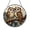 Acrylic 3.5 Inch, variant on Barred Owl Glass Suncatcher Window Hanging Decor, Winter Pine Forest Scene, Cozy Woodland Home Accent