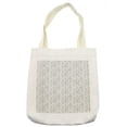 thumbnail image 1 of Abstract Tote Bag, Monotone Composition of Hand Drawn Plantation Branches on a Plain Background, Cloth Linen Reusable Bag for Shopping Books Beach and More, 16.5" X 14", Cream, by Ambesonne, 1 of 2