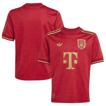 Youth adidas Red Bayern Munich 125th Anniversary Replica Jersey