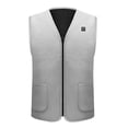 thumbnail image 1 of Chaleco eléctrico con calefacción USB Chaqueta de hombre Calentamiento Almohadilla térmica Calentador de cuerpo de invierno 3XL Sunnimix Chaleco con calefacción eléctrica, 1 of 7