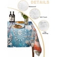 thumbnail image 2 of Jellyfish Table Cloth 54x108 Inch Rectangle, Coral Starfish Ocean Coastal Waterproof Tablecloth Washable Table Cover for Party Picnic Dinner Decor, 2 of 9