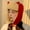 Burgundy, variant on SikaFu Bomber Hat Women Cute Ears Russian Hat Lady Windproof PU Leather Russian Cap Winter Hat Female Berber Fleece Earflap Hat