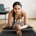 thumbnail image 2 of Goplus Wooden Balance Board Trainer Wobble Roller for Exercise Sports Training Equipment, 2 of 10