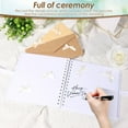 thumbnail image 4 of Letters To The Bride Scrapbook Kit 8 Inch Creative DIY Blank Bride Scrapbook Wedding Memory Book Photo Album 20 Pages for Wedding, 4 of 11