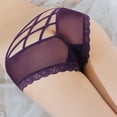 thumbnail image 5 of Bigersell Silk Panties for Women Clearance Ladies Underwear Panties Cotton Thong Panty Style P-1496 Nylon Period Panties Cotton Thongs Briefs Mid Waist Women's Briefs Purple S, 5 of 8