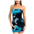 thumbnail image 1 of Zmoon Robe Courte à Enfiler Plissée Imprimée Mode Printemps pour Femmes, 1 of 7