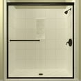 thumbnail image 1 of Arizona Shower Door Lese Bypass Semi-Frameless Shower Door, 1 of 6