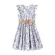 thumbnail image 1 of Vestido PATPAT Boho Floral con Mangas con Volantes y Cinturón 8-9 Años, 1 of 8
