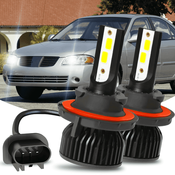 For Nissan Sentra 2004-2012 LED Headlight Bulbs 9008/H13 High&Low Dual Beam 6000K 2PC