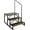 3 Steps with 1 Handrail, variant on RV Steps with Handrail, Hot Tub Steps with Handrail, Portable Stairs Steps for 5th Wheel RV, Mobile Stairs Outdoor RV Step