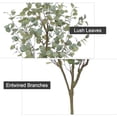 thumbnail image 3 of Maritcute 4FT Artificial Eucalyptus Tree for Home Decor, Eucalyptus Tree Artificial with Realistic Trunk and Lifelike Leaves, Faux Eucalyptus Tree in Pot for Office Home Decor, 3 of 9